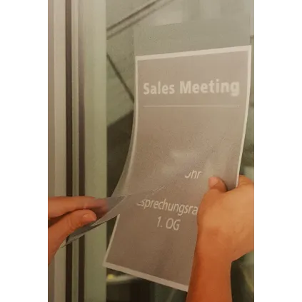 Infoholder A3, Selvkl./avtagbar/transparent