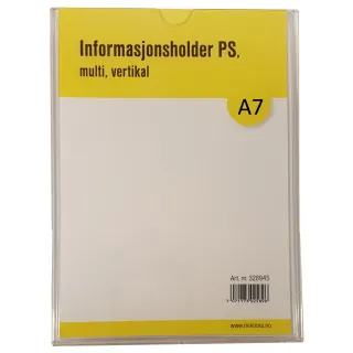 Informasjonsholder Multi PS A7, 1ark