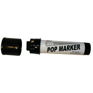 Tusj POP Marker Påfyllbar 20mm, Sort
