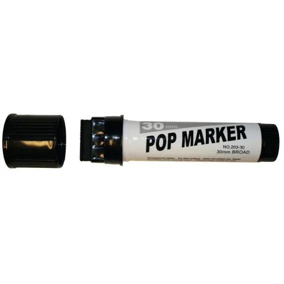 Tusj POP Marker Påfyllbar 30mm, Sort