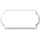 Etikett 26x12 - Hvit Fryselim
