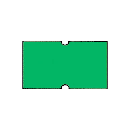 Etikett Jolly 21x12 - Grønn Permanent