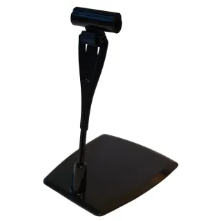 Plakatholder, stor flat fot, 95mm pigg, 50mm holder, Sort