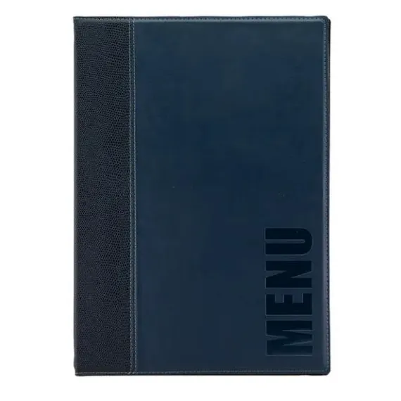 Menymappe Trendy A4,Blå,20 stk i oppbevaringsboks