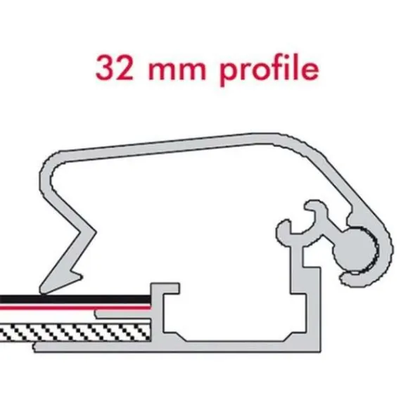 Plakatramme Snap 32mm 50x70cm Rød