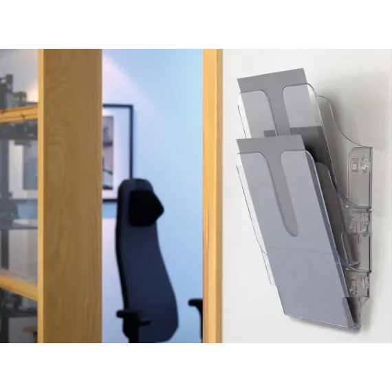 Brosjyrestativ Plus 2xA4 Stående