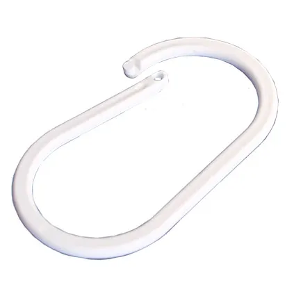 Koblingsring Oval, 20mm, Hvit