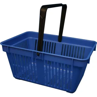 Handlekurv blå 27ltr
