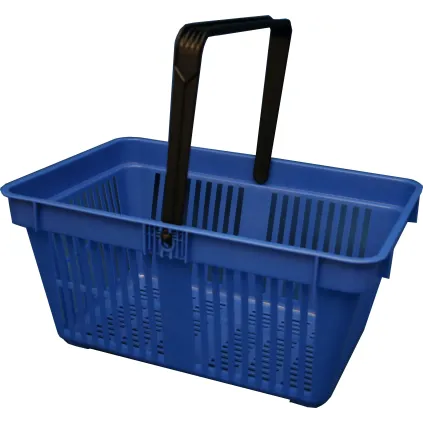 Handlekurv blå 27ltr