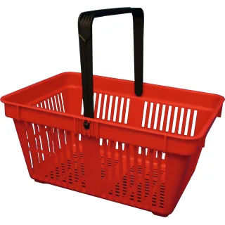 Handlekurv rød 27ltr