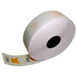 Kønummerlapper, Gul, 2000 stk