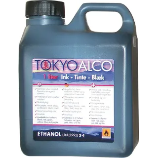 Tusjvæske Tokyo Alco Sort 1ltr