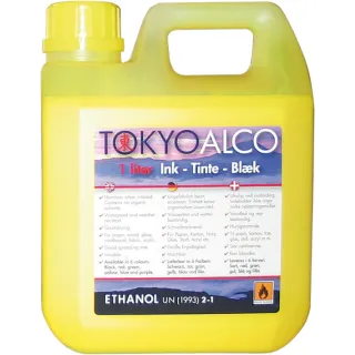 Tusjvæske Tokyo Alco Gul 1ltr