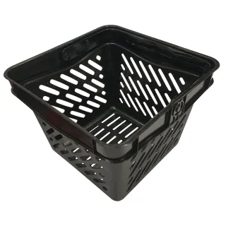 Handlekurv sort 10ltr
