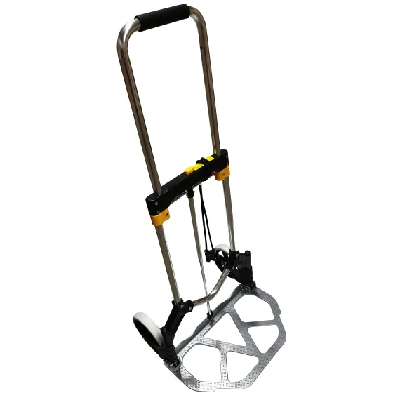 Sekkevogn sammenleggbar, Max 80 kg, Sølv/Sort