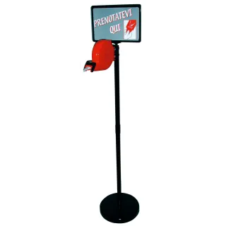 Gulvstativ til kønummerdispenser