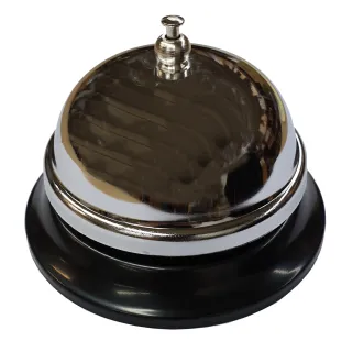 Resepsjonsklokke / Skrankeklokke Ø86mm, H60mm