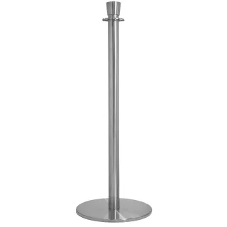 Sperrebånd, Stolpe for tau, Sølvfarget