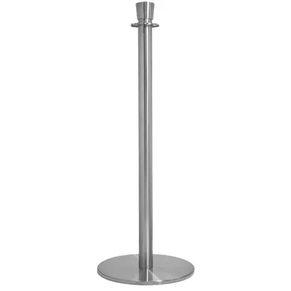 Sperrebånd, Stolpe for tau, Sølvfarget