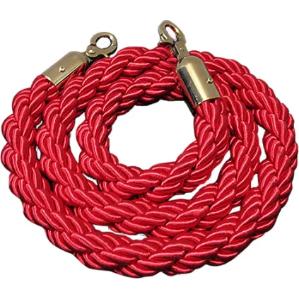 Sperrebånd, Rødt tau, Gull i ender, 1,5m