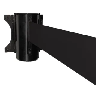 Sperrebånd DSE Vegg 3,0m Sort bånd, Sortlakkert spole