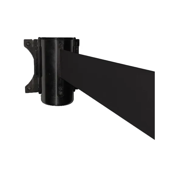 Sperrebånd DSE Vegg 3,0m Sort bånd, Sortlakkert spole