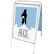 Plakatstativ Expo Sign A3 Stående Hvit