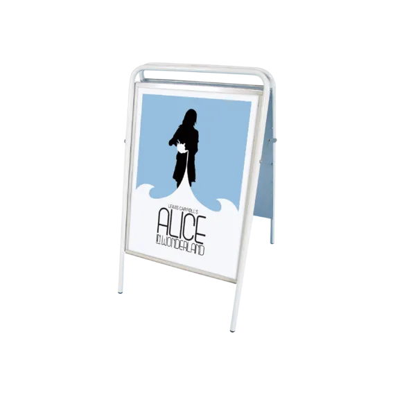 Plakatstativ Expo Sign A3 Stående Hvit