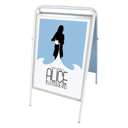 Plakatstativ Expo Sign A3 Stående Hvit