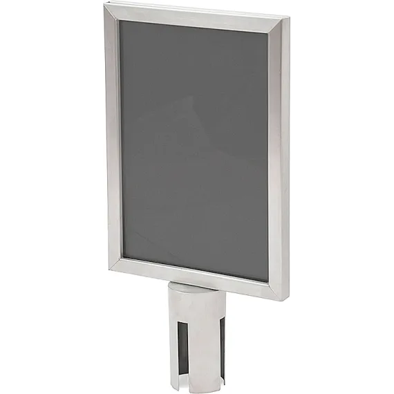 Sperrebånd Ramme, Stål, A4 Stående, for stolpe