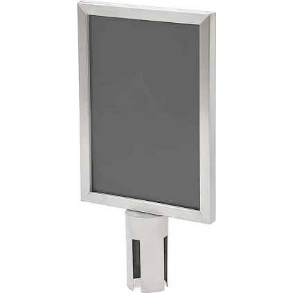 Sperrebånd Ramme, Stål, A4 Stående, for stolpe