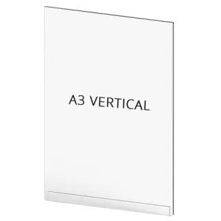 Sperrebånd Akryl lomme, A3 Stående, for stolpe