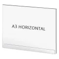 Sperrebånd Akryl lomme, A3 Liggende, for stolpe