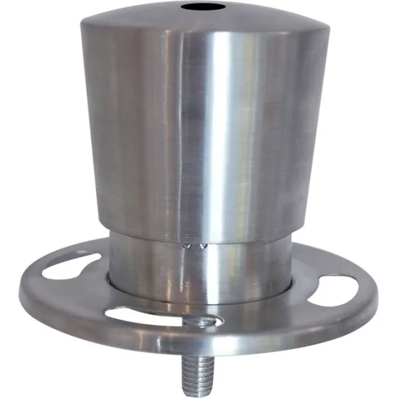 Sperrebånd, Toppfeste for Akryl ramme, Stål Taustolpe