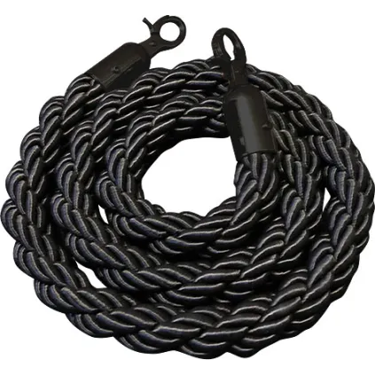 Sperrebånd, Sort tau, Sort i ender, 1,5m