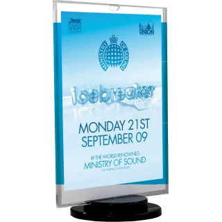 Brosjyreholder Akrylic Spin, Bord, A4