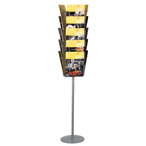 Brosjyrekarusell m/fot,15xA4,Sølvgrå