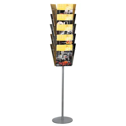 Brosjyrekarusell m/fot,15xA4,Sølvgrå