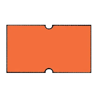 Fluoretikett Jolly 21x12 - Orange Permanent