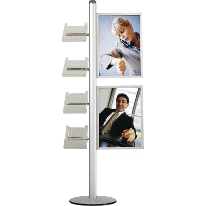 Brosjyrestativ Multistand 18, 2x(50x70)+4xA4