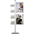 Brosjyrestativ Multistand 18, 2x(50x70)+4xA4