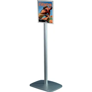 Brosjyrestativ Multistand 40,A4,enkelsidig,stående,Alu