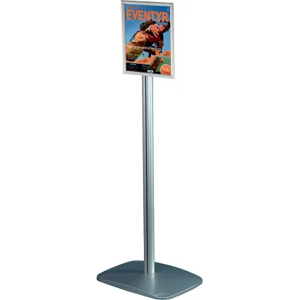 Brosjyrestativ Multistand 40,A4,enkelsidig,stående,Alu