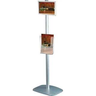 Brosjyrestativ Multistand 42,A4,enkelsidig,liggende,1xA4 akrylhylle