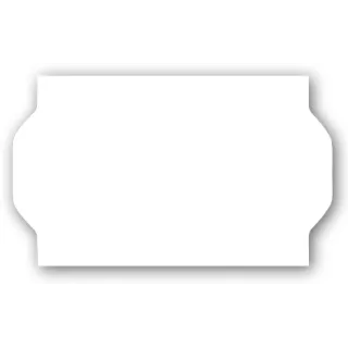 Etikett 32x19 - Hvit Fryselim