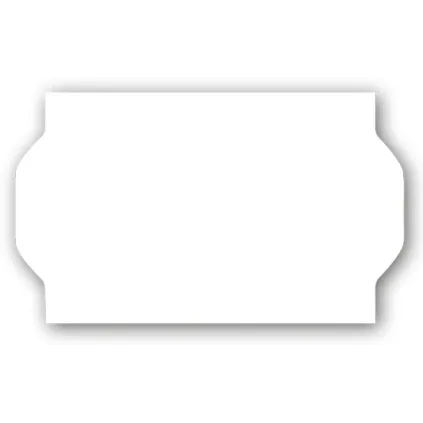 Etikett 32x19 - Hvit Avtakbar