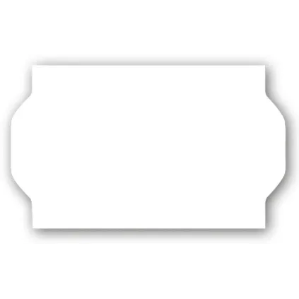 Etikett 32x19 - Hvit Permanent