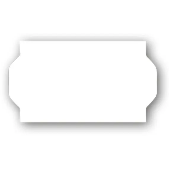 Etikett 22x16 - Hvit Avtakbar