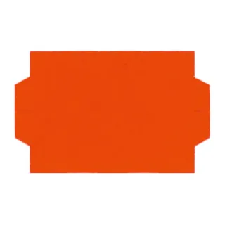 Fluoretikett 26x16 - Rød Fryselim