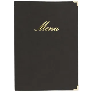 Menymappe Classic A5 Sort